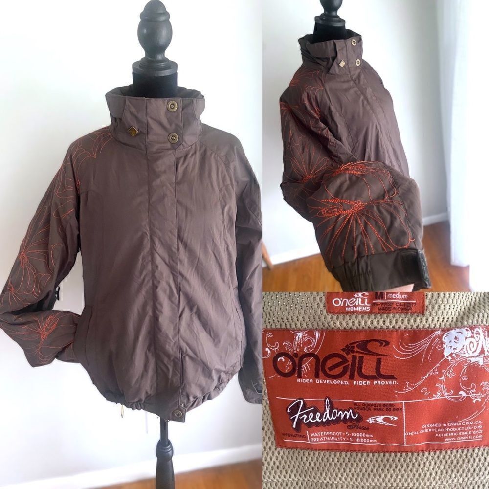 O’Neill Freedom Series 10k Waterproof Snow Ski Snowbording Coat Jacket Size Med